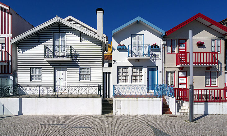 Huizen van Costa Nova