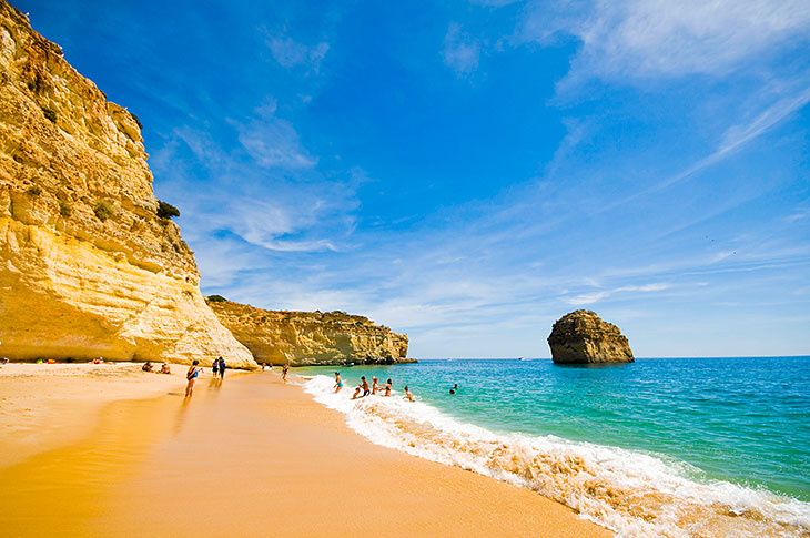 Stranden in de Algarve