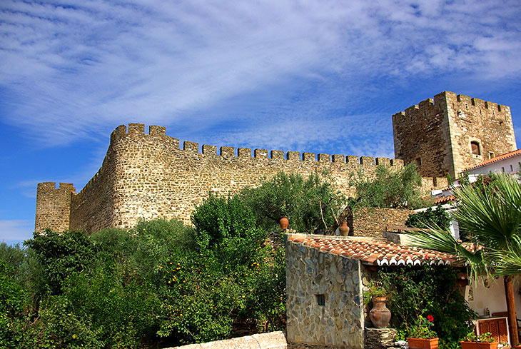 Le château Terena, Alandroal, Évora