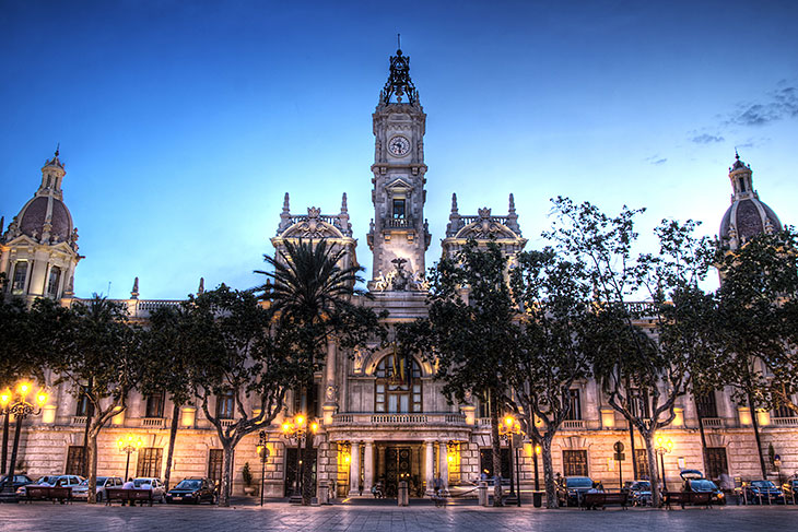 Ayuntamiento i Valencia