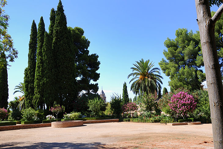 Zahrady paláce La Alhambra