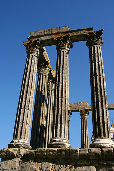 Romerska templet i Évora