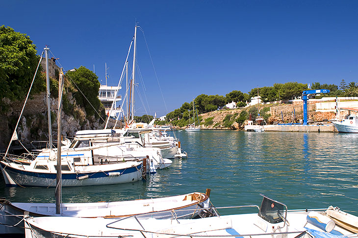 De rustige haven van Ciutadella