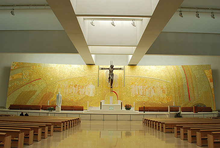 Fatima Holy Trinity Church Interior