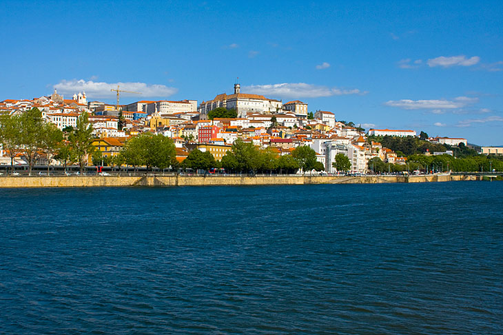 Vue générale de Coimbra