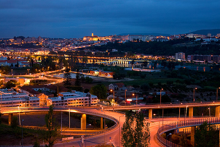 Coimbra om kvelden