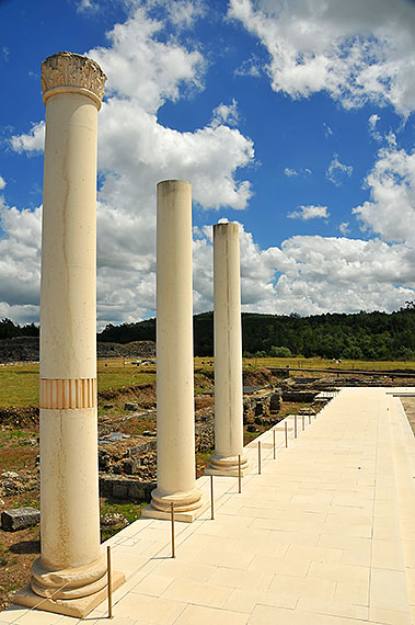 Römische Säulen in Conímbriga